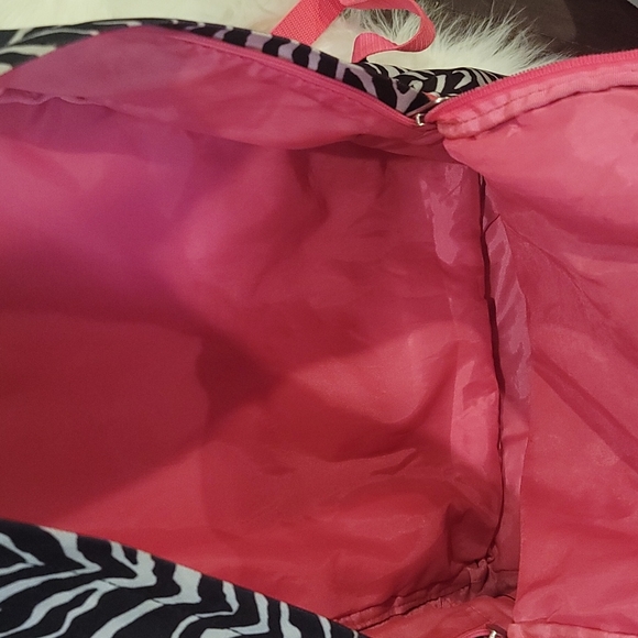 Justice Zebra Print "K" Backpack (Part of a Set) - Picture 8 of 8